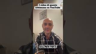 I video che inserirò questa settimana su YouTube seconda parte [upl. by Ailliw712]