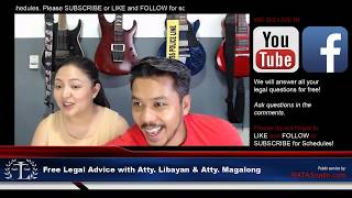 Free Legal Advice with Atty Libayan amp Atty Magalong [upl. by Lathan]