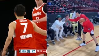 Yuki Kawamura shocks Ja Morant and daps him up after INSANE plays 😳 [upl. by Sundberg]