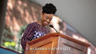 Author Chimamanda Ngozi Adichie addresses Harvards Class of 2018 [upl. by Dlonyar]