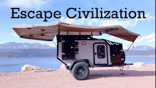 Ultimate Rugged Overland OffRoad Grid teardrop Trailer to Escape [upl. by Cecil]