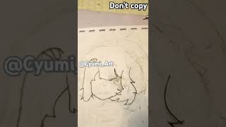 Oc kuShark hoodiepart 1 art drawing anime [upl. by Ylim]