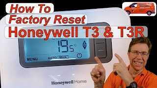 How to reset the WiFi connection on your Honeywell Home VisionPRO Thermostat [upl. by Hutt959]