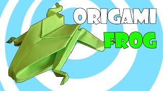 Origami Frog Instructions HD [upl. by Betti]