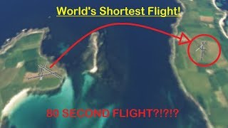 Worlds Shortest Commercial Flight  Infinite Flight [upl. by Ayad]