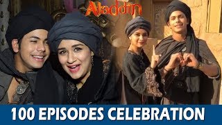 AladdinNaam Toh Suna Hoga Aladdin amp Yasmeen Message To Fans For Completing 100 Episodes [upl. by Reprah]