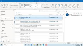 How to Change View Options in Outlook  Office 365 [upl. by Lebasiairam]