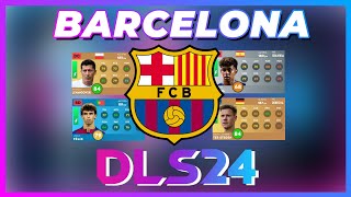 BARCELONA en Dream League Soccer 2024 [upl. by Zonnya]