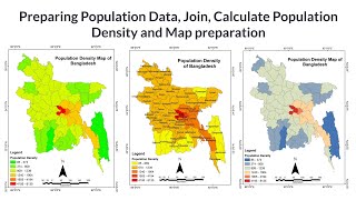 Population Density Map Preparation Data has given in the description section [upl. by Millicent940]