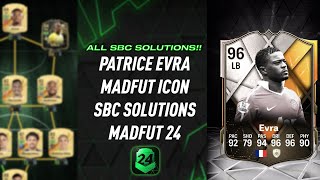 PATRICE EVRA  ALL 19 SBCS  Easiest Way Possible  MadFUT 24 [upl. by Cristian]