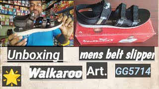 Unboxing Walkaroo Mens Belt Sleeper28Art No GG5714FULL VIDEOfootwear [upl. by Labotsirc89]