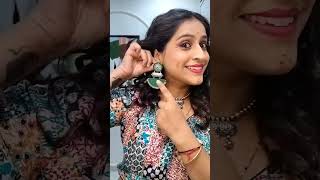 navratri navratrispecial trending makeup makeuptutorial grwm [upl. by Schumer]