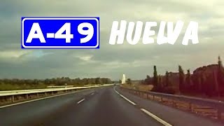 A49 Huelva  Autovía V Centenario  Provincia de Huelva  A49 highway  Andalusia  Spain [upl. by Atinram368]