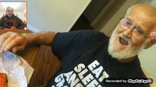 Reacting to ANGRY GRANDPA TRIES THE ANGRIEST WHOPPER [upl. by Saturday561]