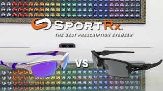 Oakley Flak Jacket vs Half Jacket 20  SportRx [upl. by Taggart976]