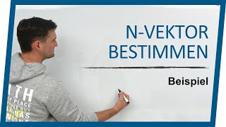 nVektor aus Parameterform einer Ebene bestimmen  Mathe by Daniel Jung [upl. by Htiekal120]