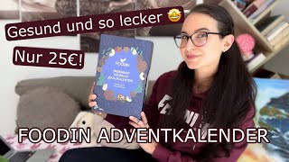 Ich teste den FOODIN ADVENTKALENDER 2024 mit 24 gesunden und hochwertiges Snacks aus Finnland 😃 [upl. by Nnayhs]