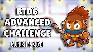 BTD6 Advanced Challenge Round 45 Looks Easy But August 4 2024 [upl. by Einavoj]