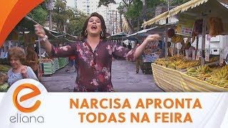 Narcisa causa na feira  Programa Eliana 011219 [upl. by Lleral]