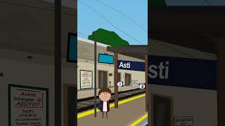 TRENITALIA  Gli Annunci pt 8  Quando prendi il TRENO shorts treni humour [upl. by Trebornhoj]