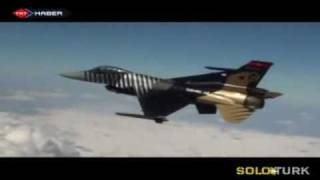 SOLOTURK  Turk F16 Solo Gosterisi  WideScreen [upl. by Auqinet132]