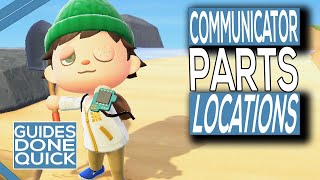 Where To Find The Communicator Parts In Animal Crossing New Horizons [upl. by Oicnedif139]