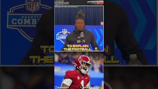 Alabama CB KoolAid McKinstry on feelings about Las Vegas Raiders Antonio Pierce at NFL Combine [upl. by Airat50]