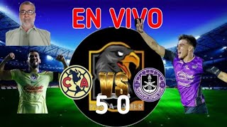 TUDN  América vs Mazatlán 5 0 En Vivo Live 🔴goles 2024  Liga MX [upl. by Virge274]