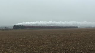 Flying Scotsman whizzing out of Wellingborough [upl. by Jelene]