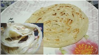 How to make Parotta recipe in TamilSoft layered parottaStreet food recipeHome made parotta recipe [upl. by Eiznik]