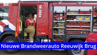 Nieuwe Brandweerauto voor Brandweer Reeuwijk [upl. by Aidnic]