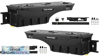 VEVOR Truck Bed Storage Tool Box for Ford Super Duty 20172021 Left Review [upl. by Ellenar]