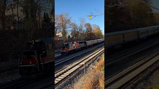 Southbound Laser Train Followed by train 127 Filmed at Tuckahoe [upl. by Thebault]