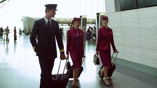 The Cabin Crew Life with Qatar Airways [upl. by Nnyleuqcaj568]