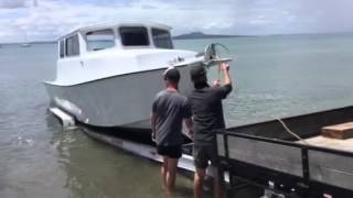 Tolman Skiff launch day AKL NZ [upl. by Freud]