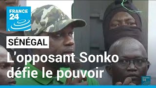 Sénégal  Sonko défie le pouvoir lopposant veut organiser une quotcaravane pour la libertéquot [upl. by Downes6]