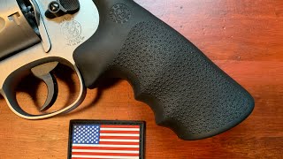 Review of the Hogue Tamer recoil absorbing grips Can they tame the recoil of the mighty 44 magnum [upl. by Lark]