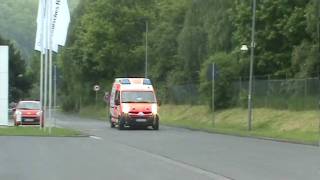 DRK Rettungsdienst Mittelhessen  DopplerEffekt  Martinshorn Stadt [upl. by Kaasi893]