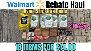 WALMART COUPONING DEALS 56  3 FREEBIES  15 EASY ALL DIGITAL DEALS  IBOTTA REBATE COUPONING [upl. by Nairbo]