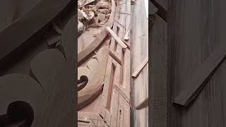 Wood bevel planing process Good tools and machinery can increase work efficiency [upl. by Ilagam]