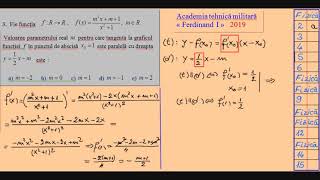 Admitere la Academia de Tehnica Militara 2019 la Matematica [upl. by Ssirk689]