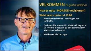 Hva er nytt i NORSOK revisjon 6 Webinar [upl. by Anaila]