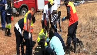 Five escape death in a car accident between Otavi and OtjiwarongoNBC [upl. by Parlin702]