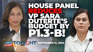 VP Sara Duterte budget tama bang bawasan ng P13 bilyon [upl. by Hellman]