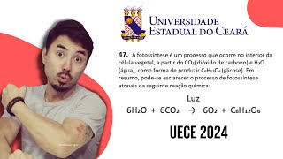 UECE 2024  A fotossíntese é um processo que ocorre no interior da célula vegetal a partir do CO2 [upl. by Valtin]