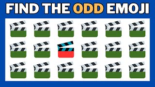 Find the Odd Emoji  Emoji Challenges [upl. by Emelen]