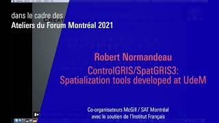 Robert Normandeau  ControlGRISSpatGRIS3 Spatialization tools developed at UdeM [upl. by Merrell]