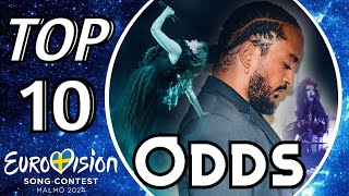 Eurovision 2024  Odds Top 10 New🇺🇦 [upl. by Sheree]