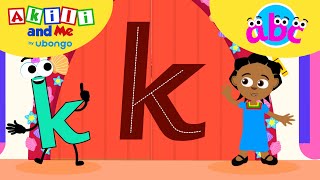 LETTER K Adventures ABC learning for toddlers  Learn and Play with Akili and Me [upl. by Ettelracs]