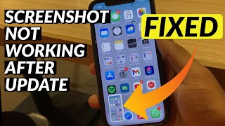 Screenshot Not Working On iPhone After iOS Update I Unable to Take Screenshot After iOS 151 Update [upl. by Crandall736]